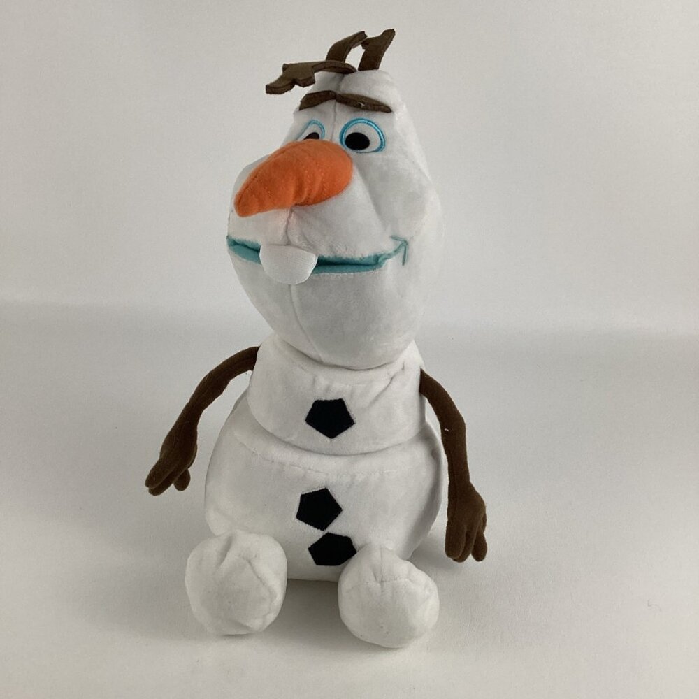 Disney Frozen Movie Olaf Snowman 12" Plush Stuffed Animal Character Toy